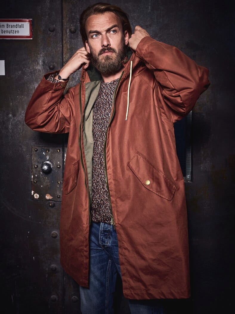Wax-Cagoule Woodchester edelrost