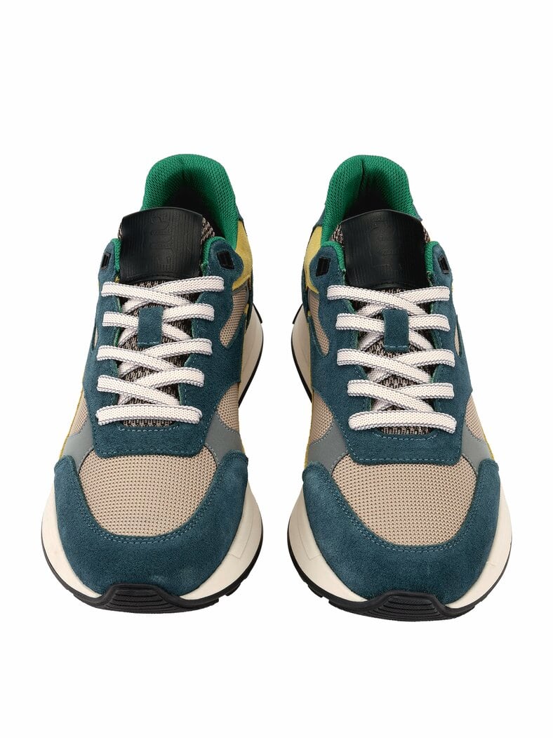 Corredor-Sneaker ozeanblau/sand/lemon