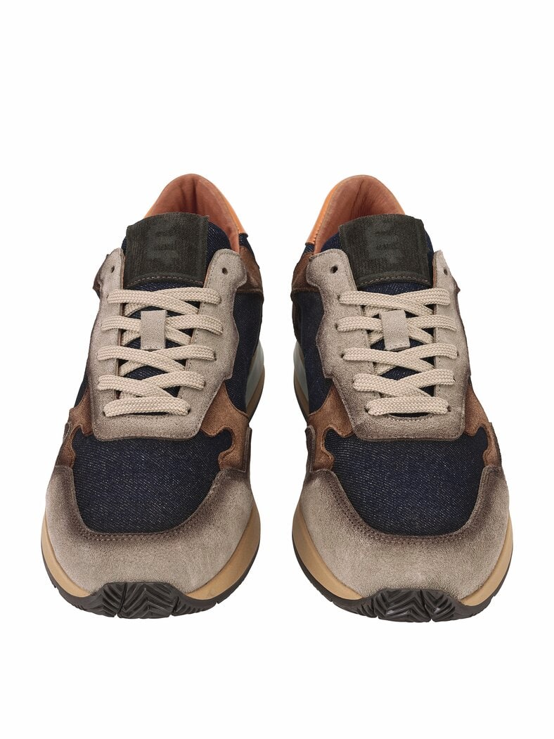 Galao-Sneaker denim/kaffee