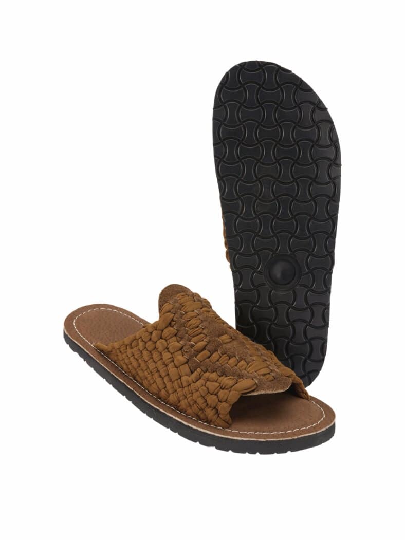 Web-Slipper cognac