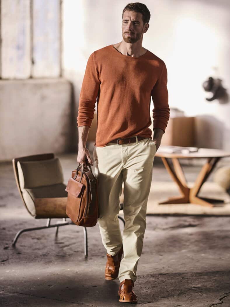 Römersandale cognac