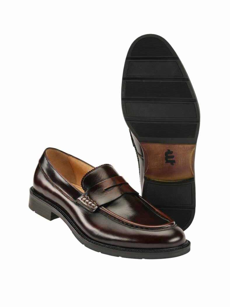 Klassischer Penny-Loafer ochsenblut