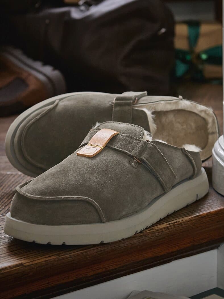 Uwabaki-Hausschuh tonfarben