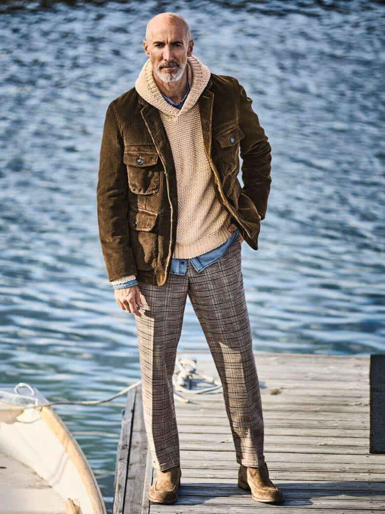 Ducanero Halbschuh Slip-On camel