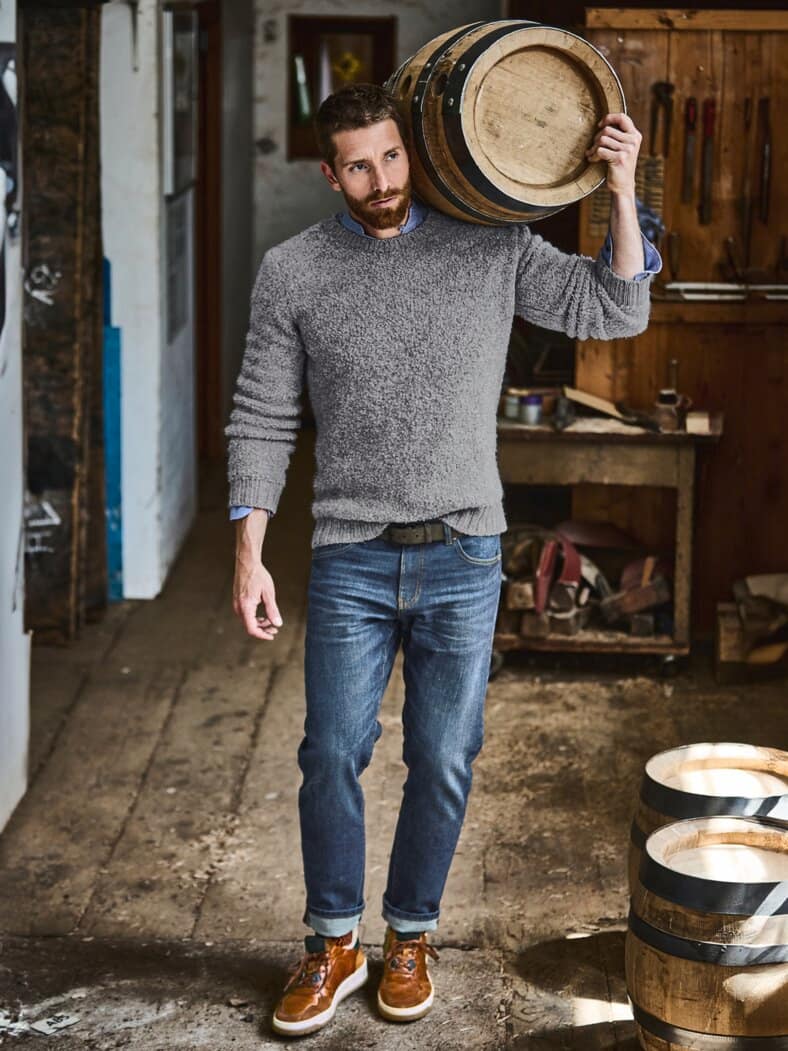 Jederzeit-Sneaker weinbrand