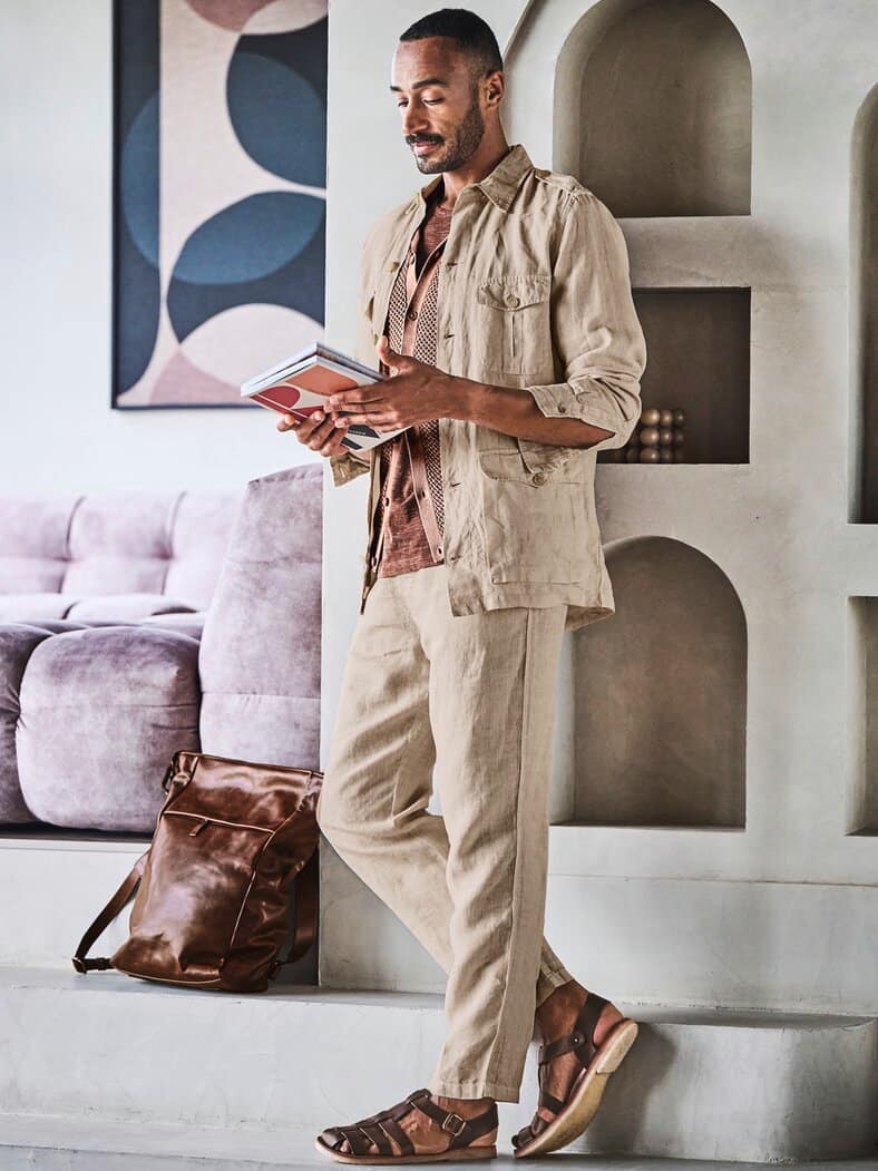 Römersandale Ringkobing espresso