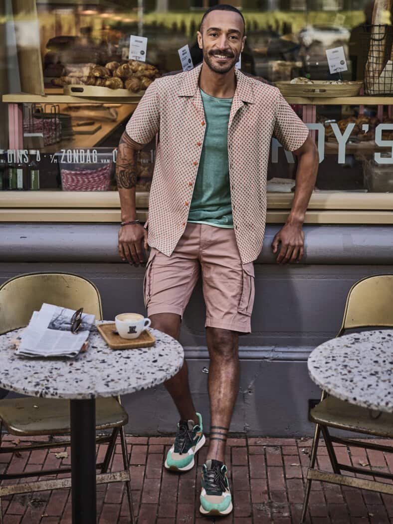 Lapislazuli-Runner türkis/moos