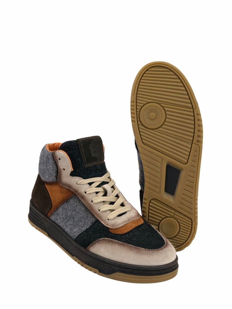 Winterantrieb-Sneaker waldboden