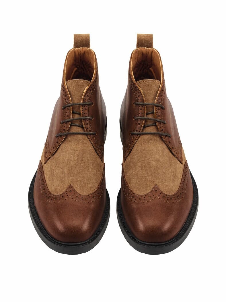 Querverbinder-Boot terra/tabak