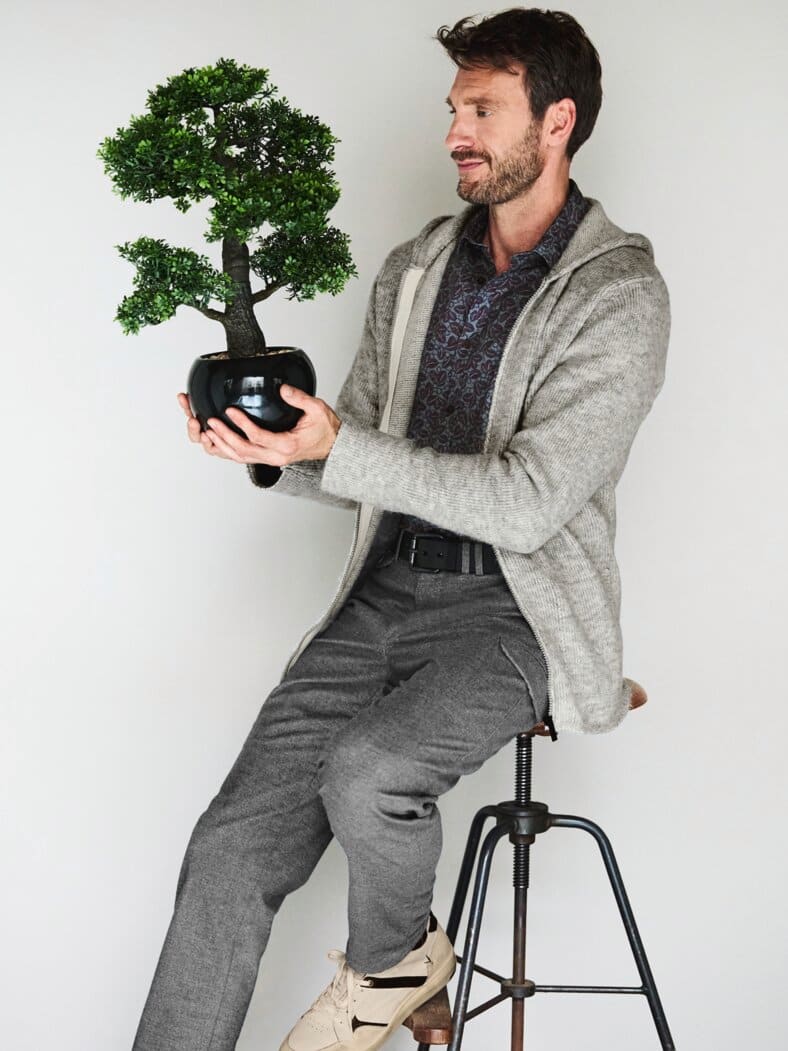 High-top-Sneaker Scudo 107 denim/kakao