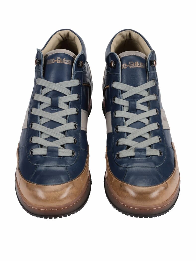 High-Top-Sneaker Scudo 107 denim/kakao
