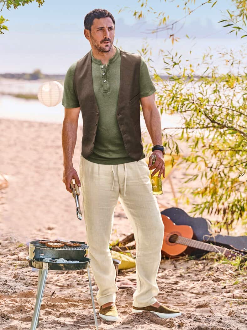 Barfuß-Slipper karamell