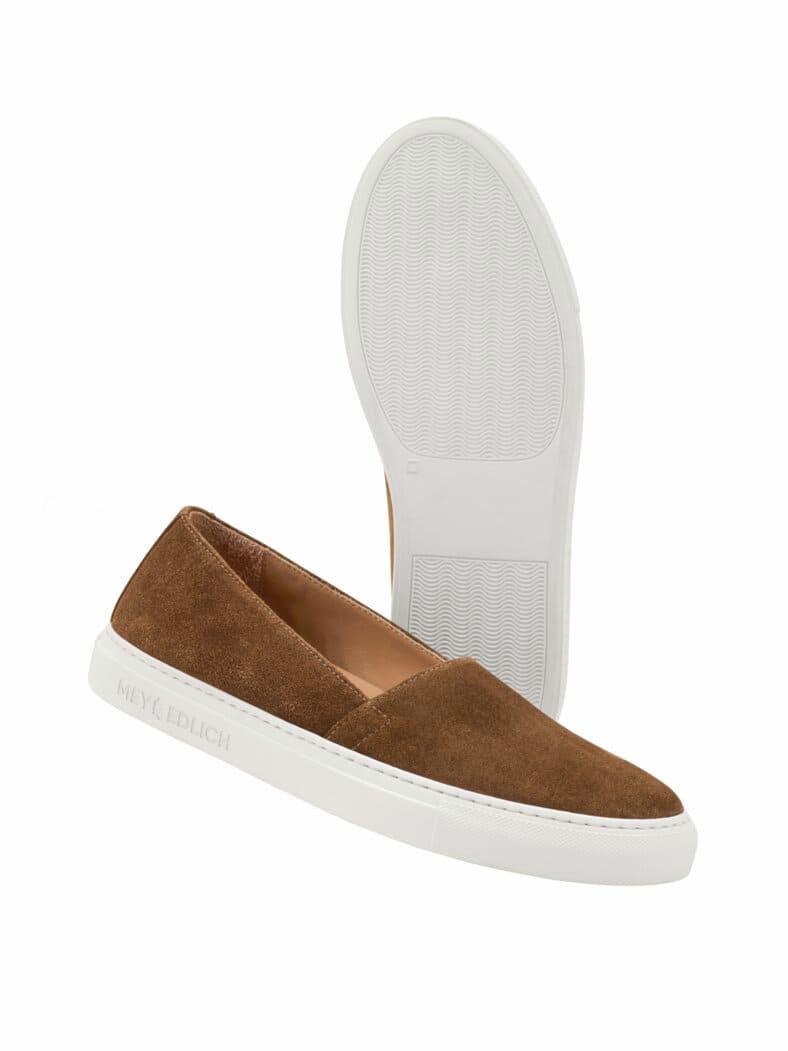 Barfuß-Slipper karamell