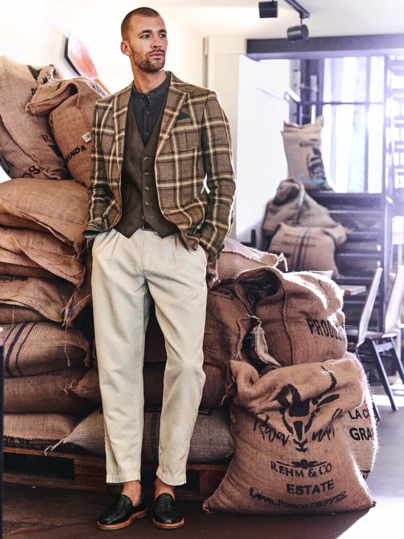 Huarache Javier schwarz