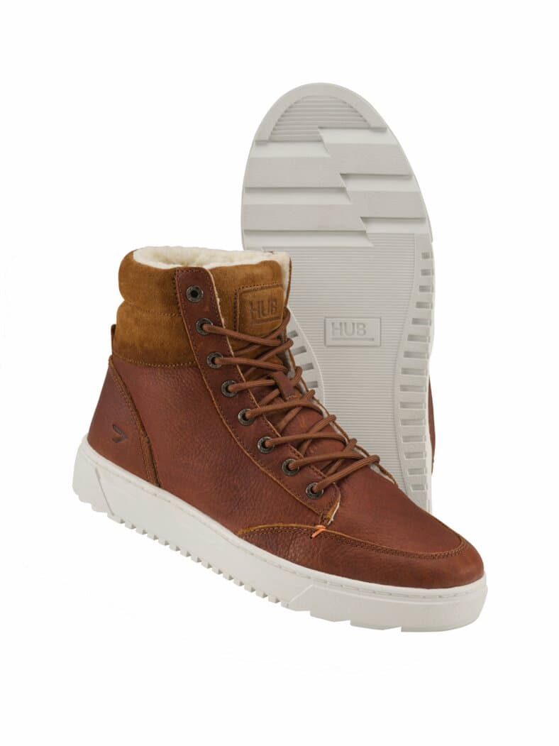 Winter-Sneaker Dublin cognac