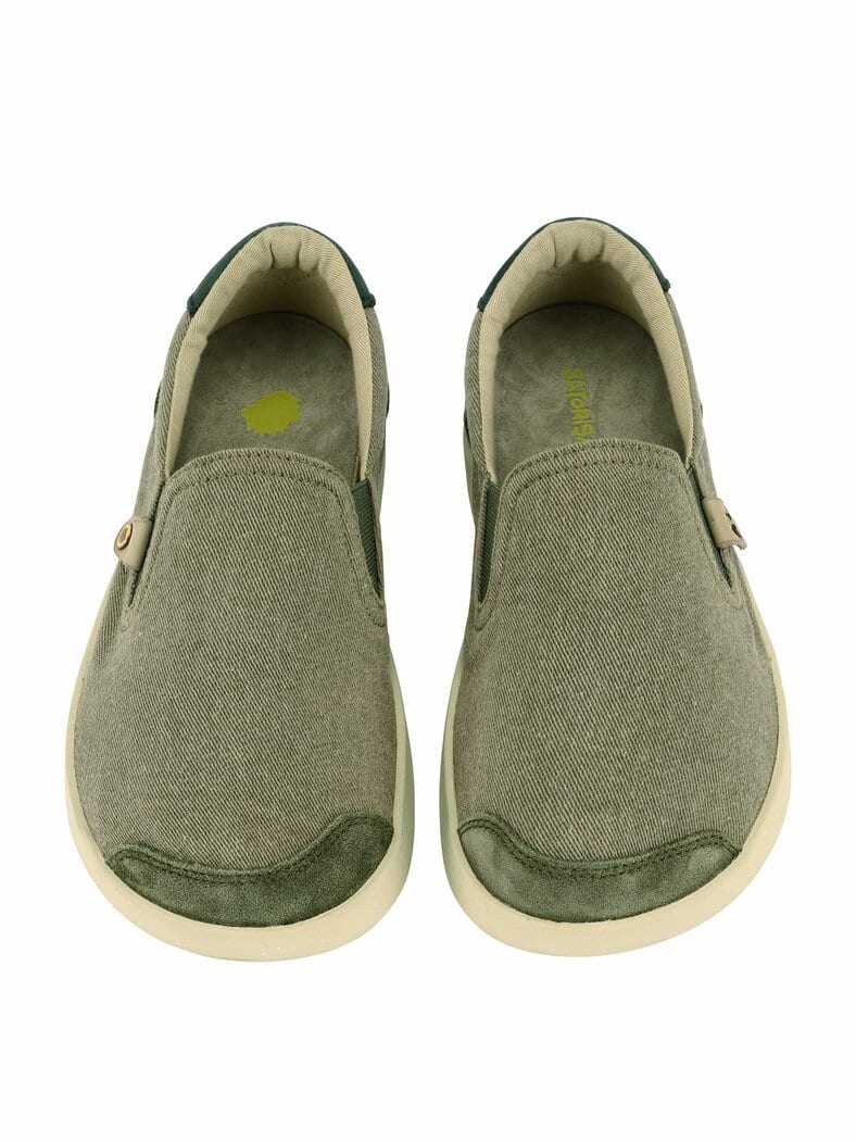 Slipper Kung Fu vintage-oliv