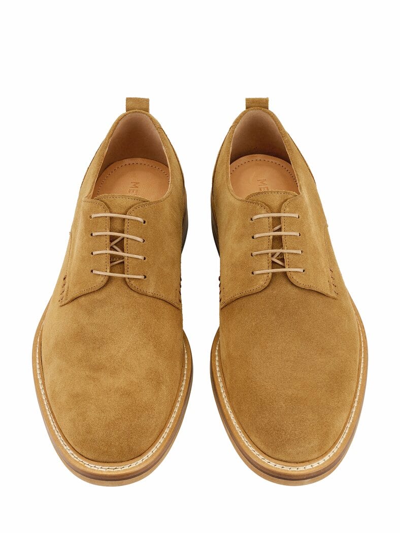 Wildleder-Derby karamellbraun