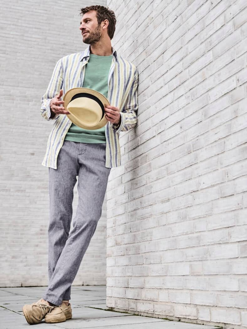 Espadrij Bootsslipper grober sand