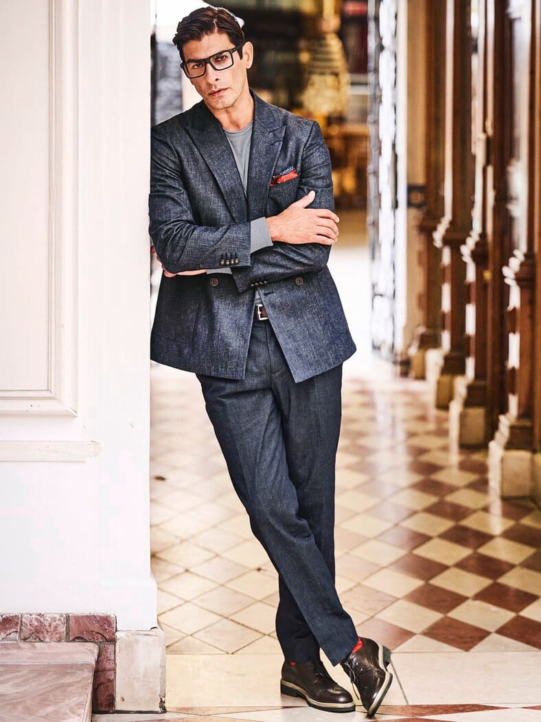 Überflieger-Einstecktuch kupfer