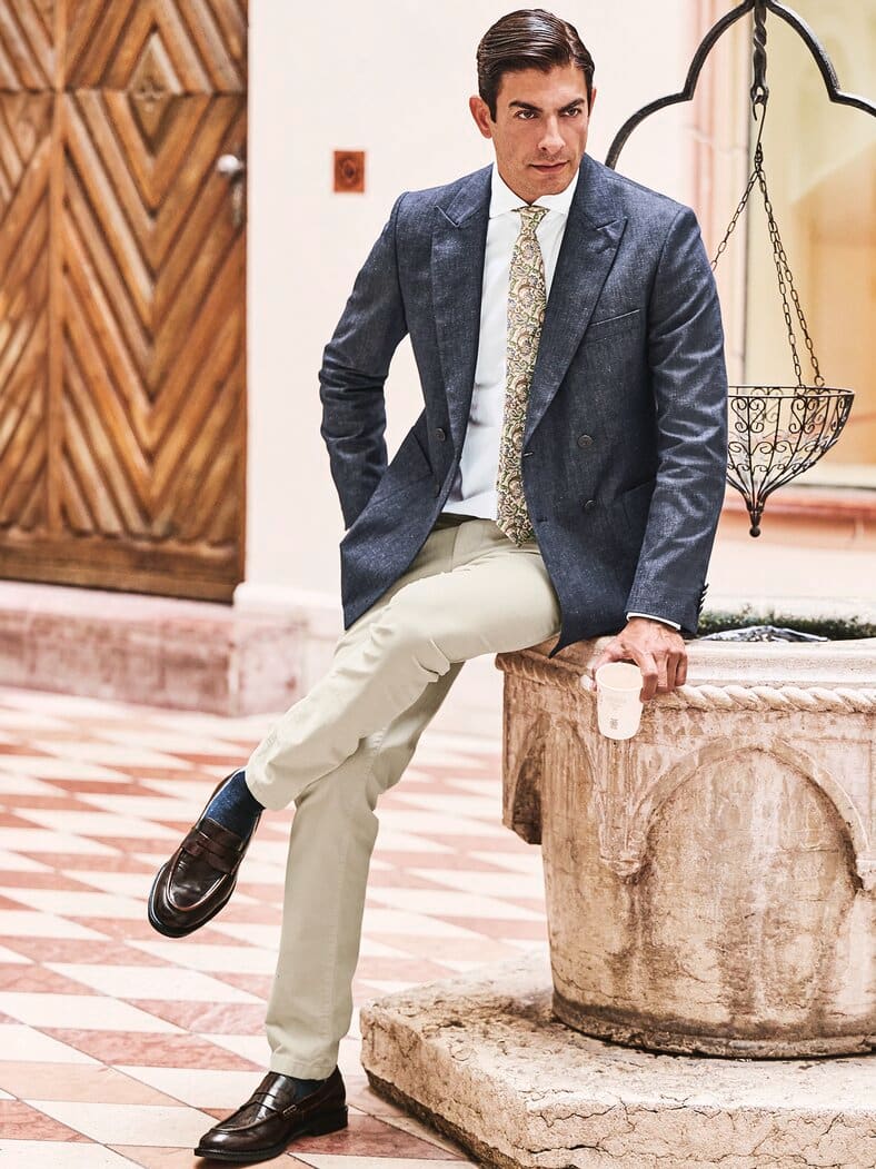 Boteh-Krawatte blumenranken