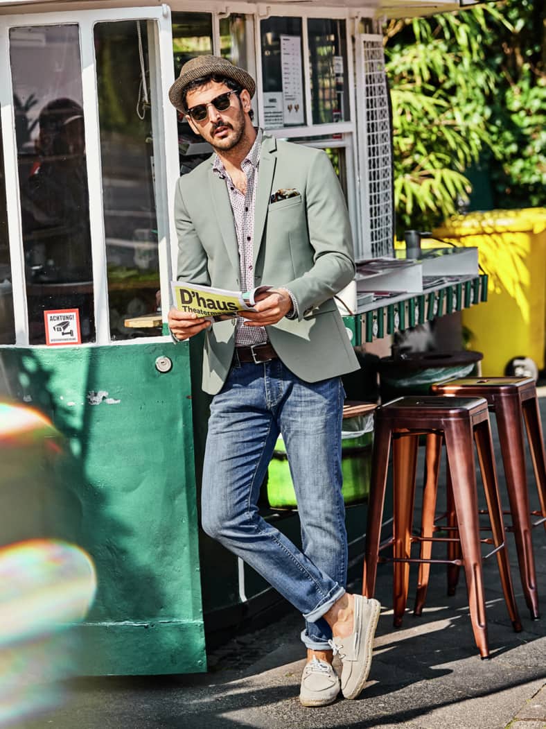 Pin-up-Einstecktuch bunt