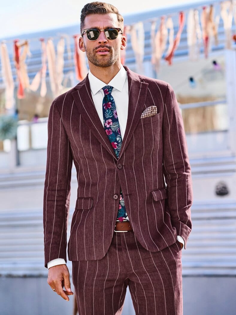 Aloha-Krawatte mitternachtsblau