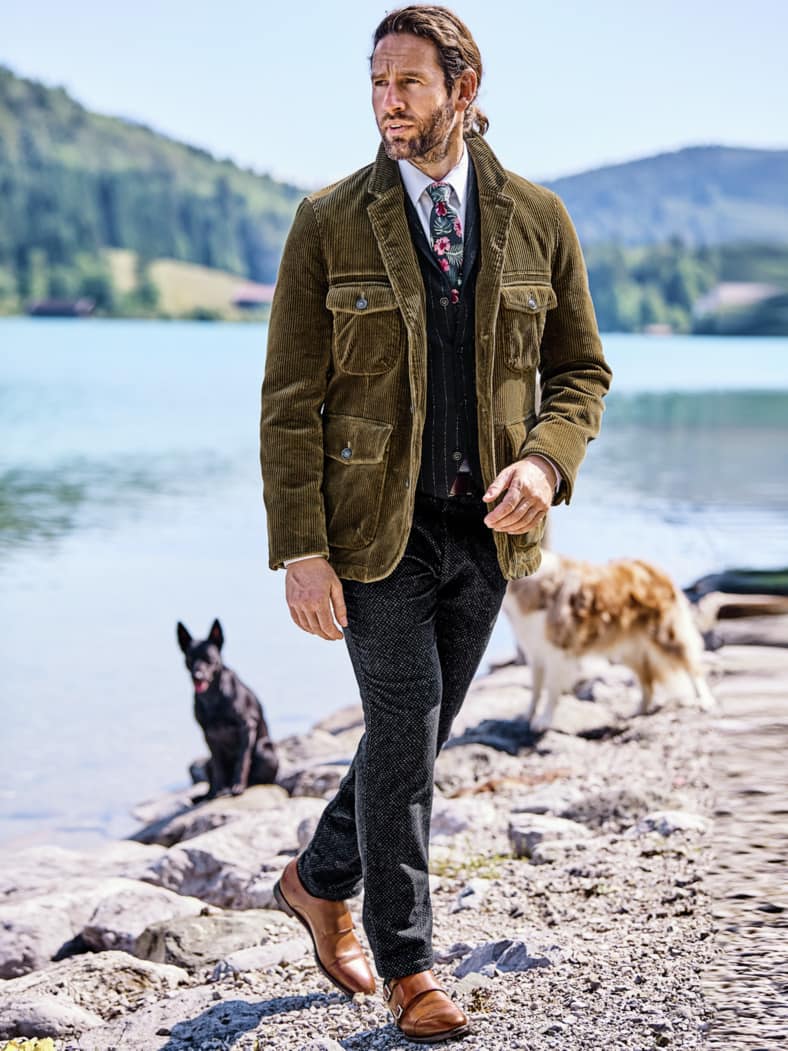 Aloha-Krawatte mitternachtsblau