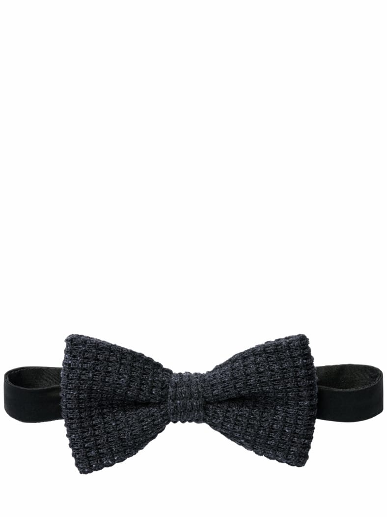 Rüde Wollschleife blau