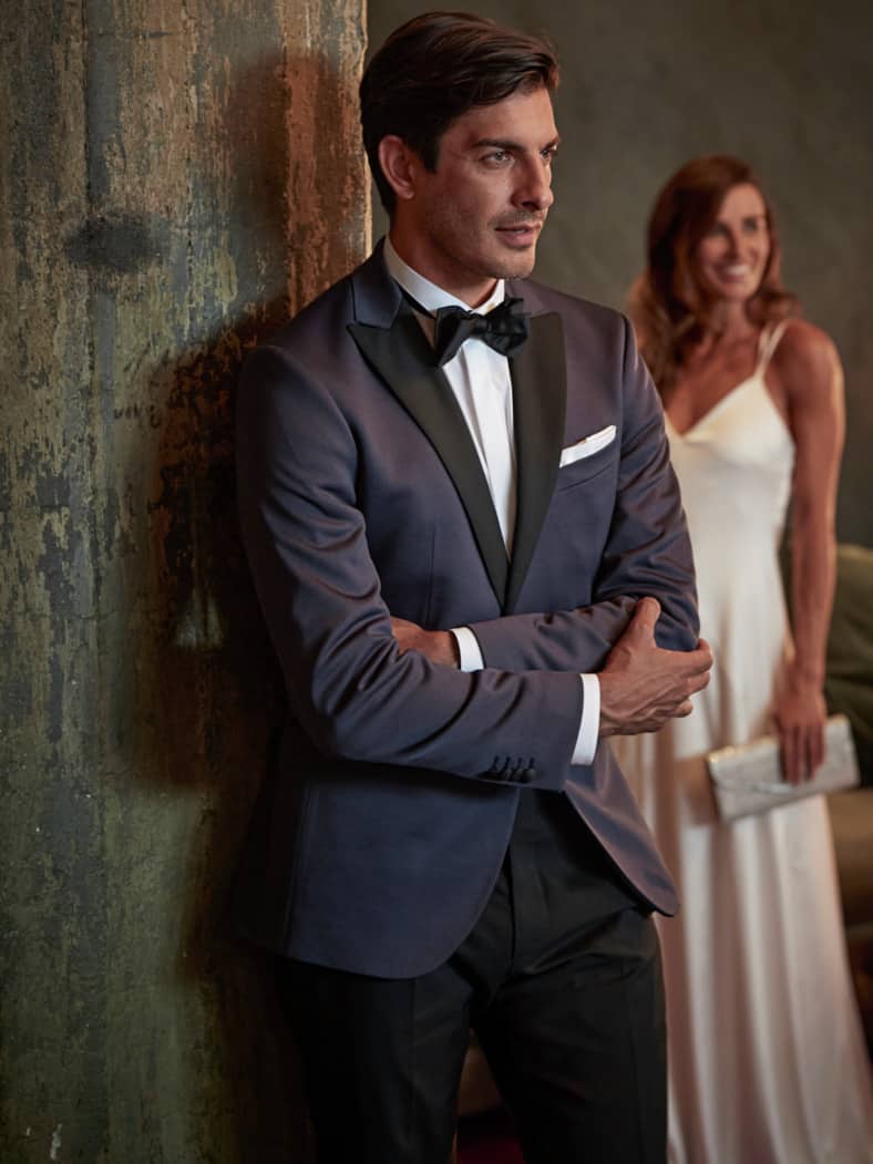 Satin-Schleife schwarz