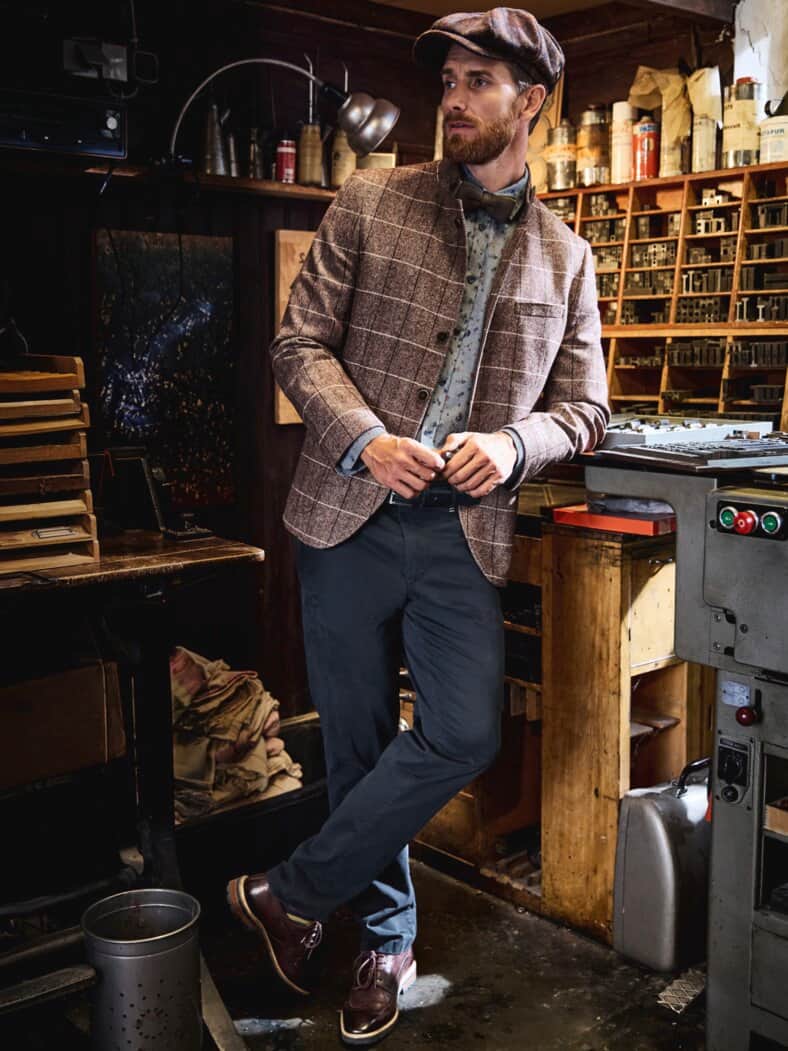 Niederrheinische Strickschleife bronze