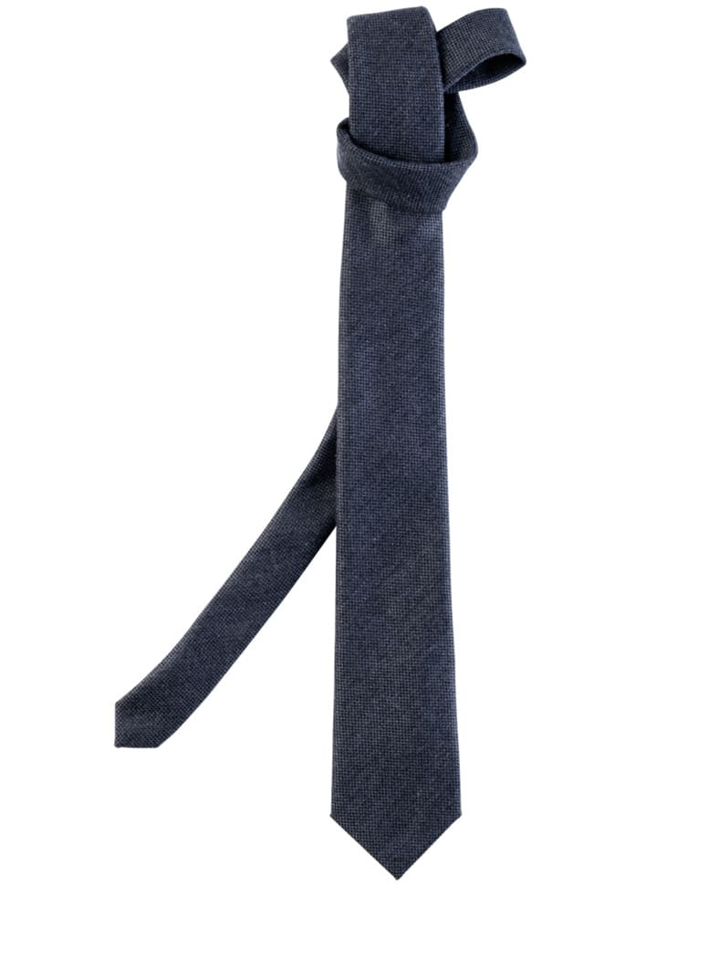 Wollkrawatte blau