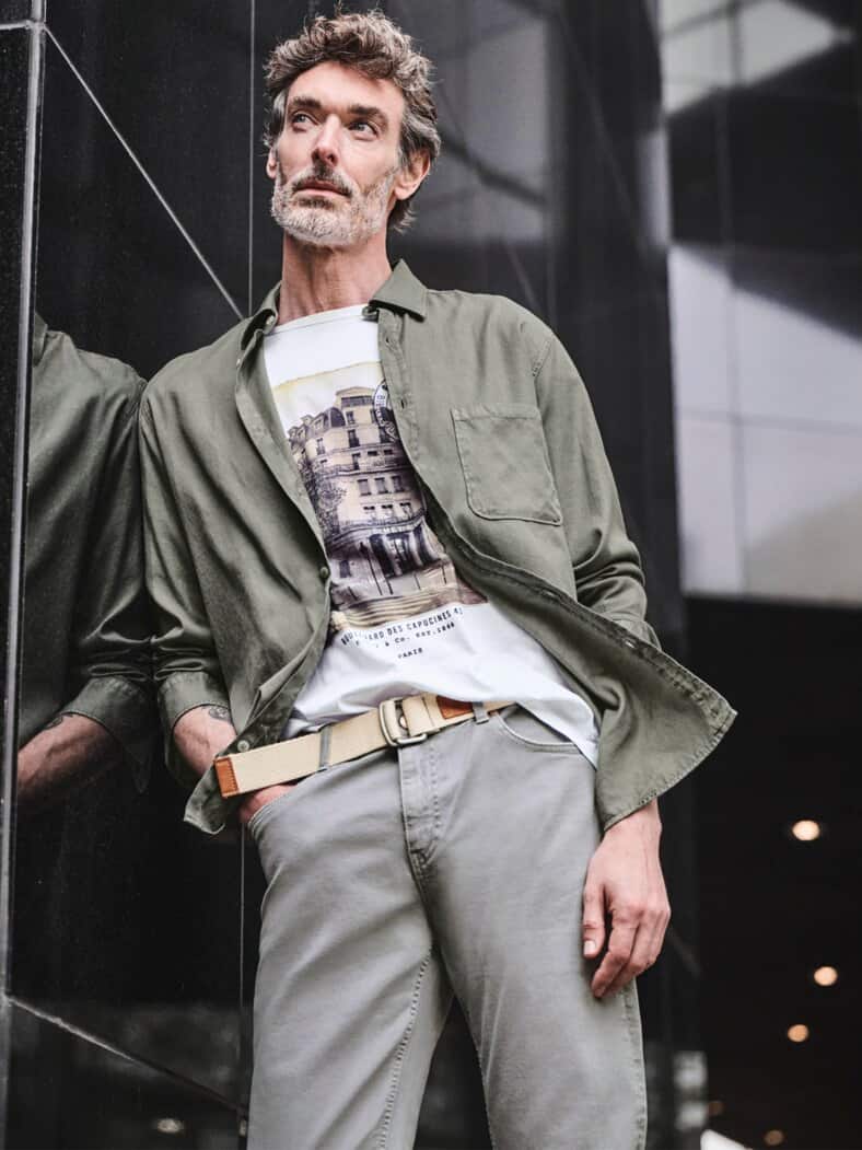 Immer-Locker-Gürtel cremeweiß