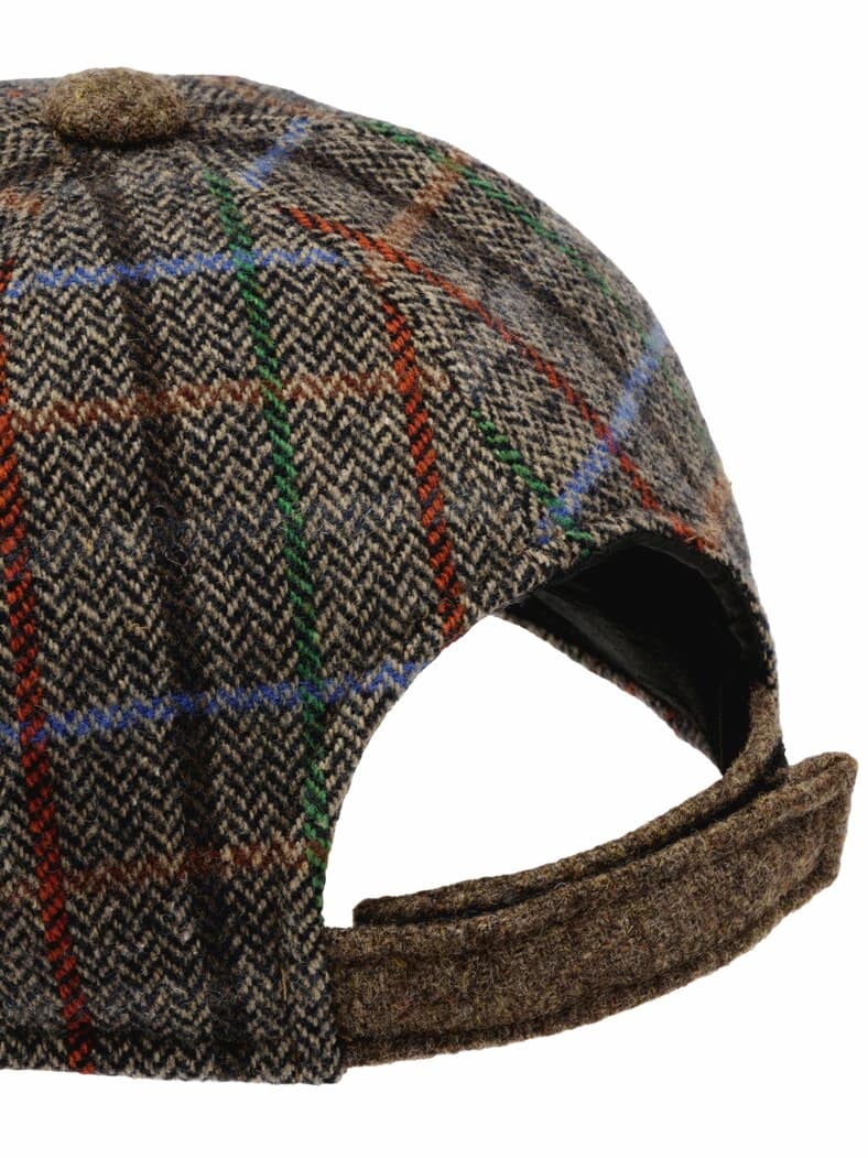 Passeggiata-Cap tabak-kariert