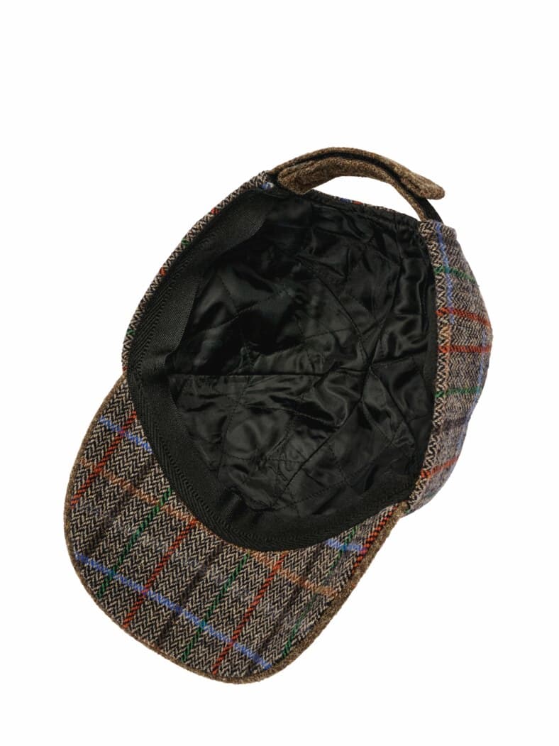 Passeggiata-Cap tabak-kariert