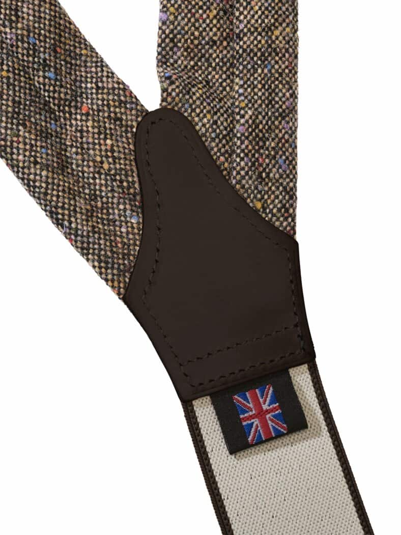 Royal-Tweed-Hosenträger donegal-braun