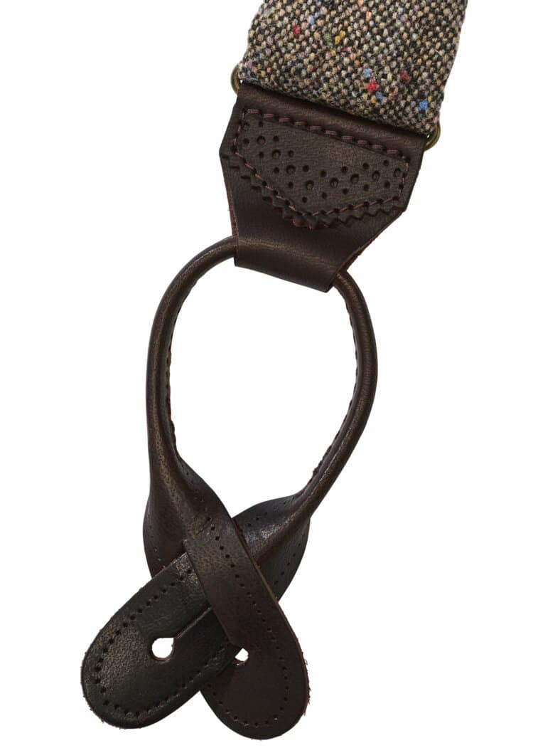 Royal-Tweed-Hosenträger donegal-braun