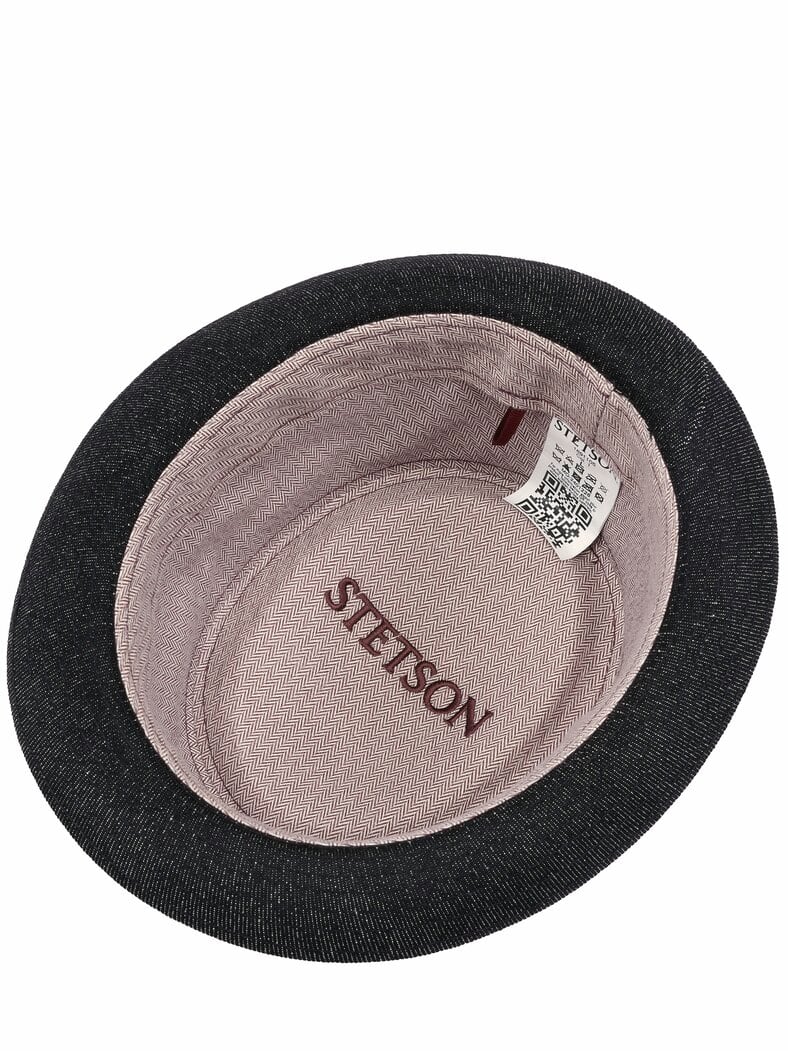 Denim Pork Pie tiefschwarz