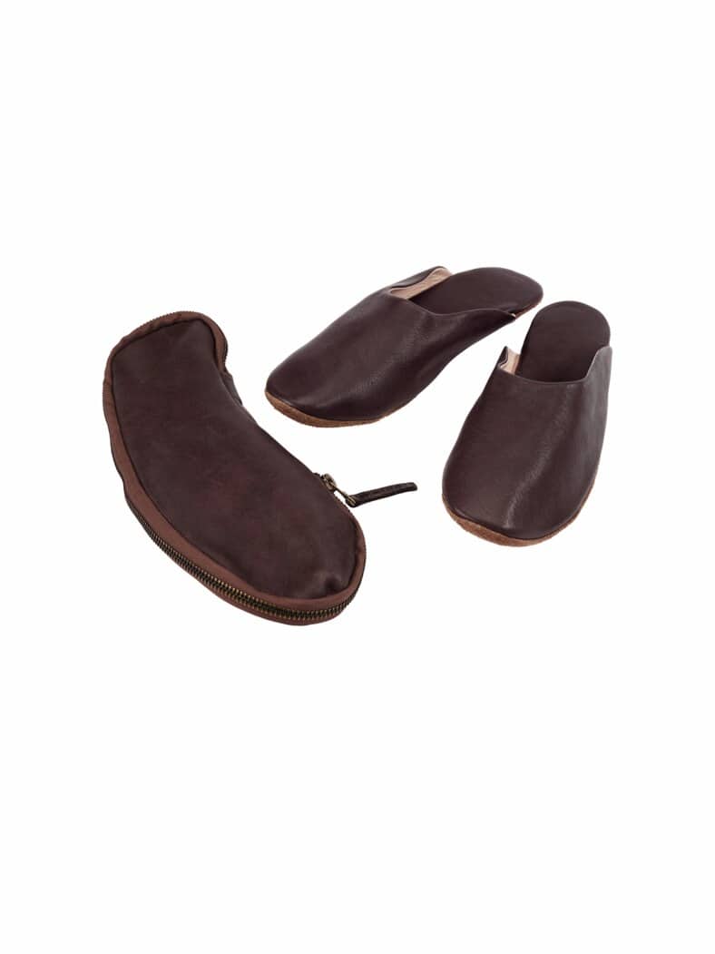 Reisehausschuh Wombat tabakblatt