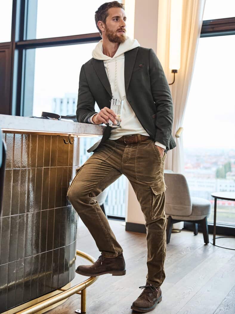 Wilder Ledergürtel cognac