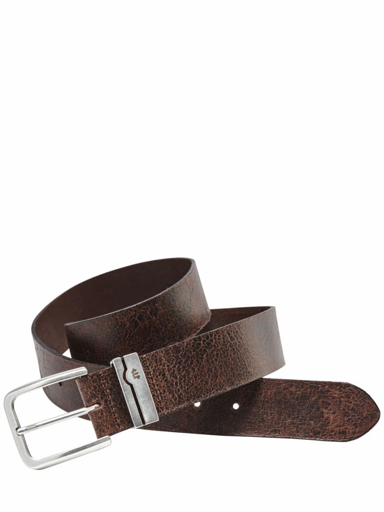 Kerniger Jeansgürtel röstkaffee