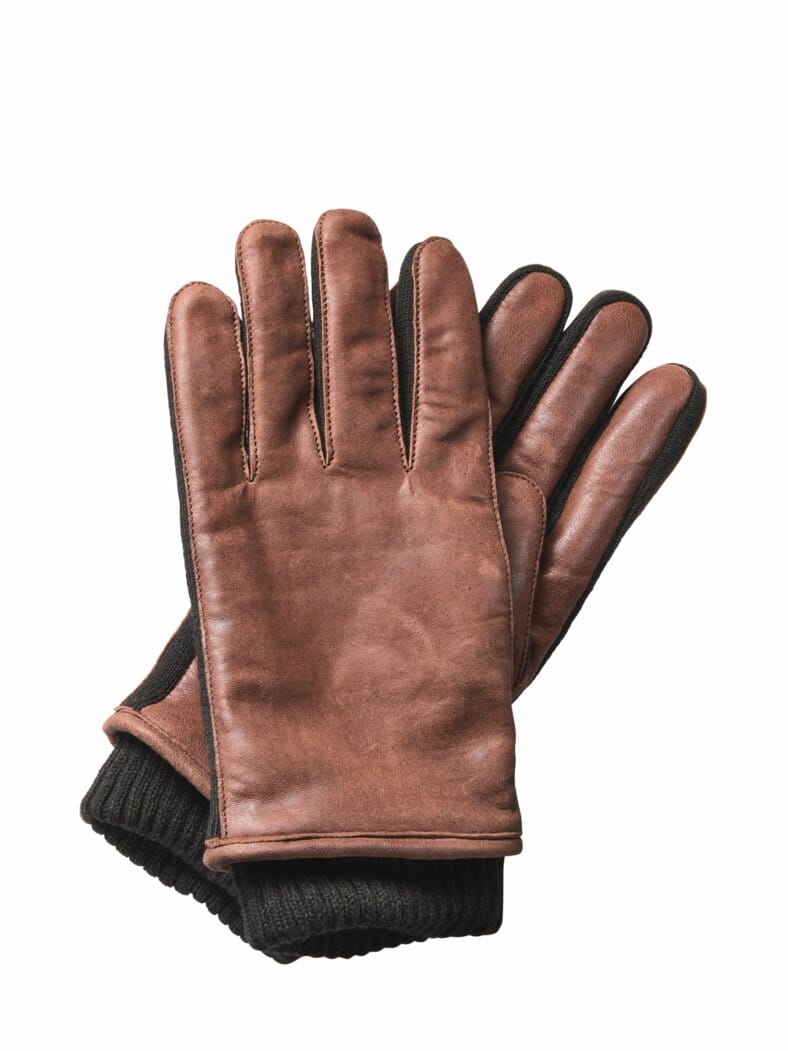 Zweiseiten-Handschuh zimt