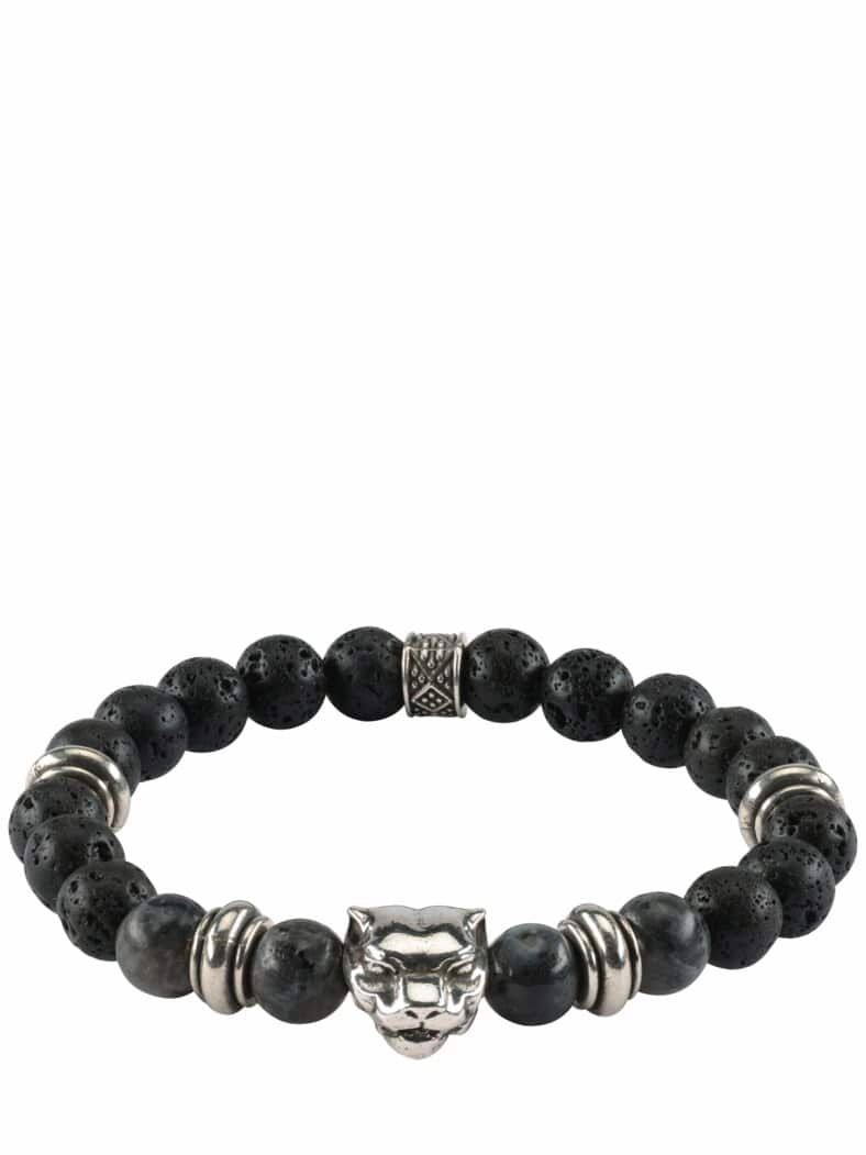 Black Panther Armband Silber