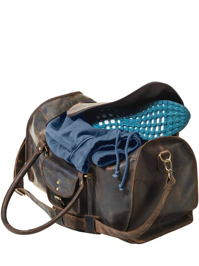 LEDERWERK Weekender lederbraun