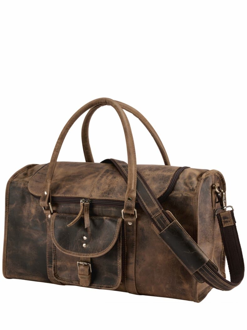 LEDERWERK Weekender lederbraun