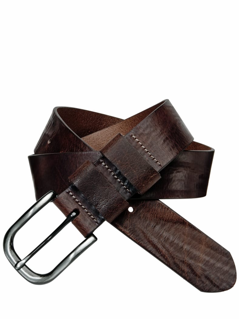 Sattler-Gürtel mahagoni