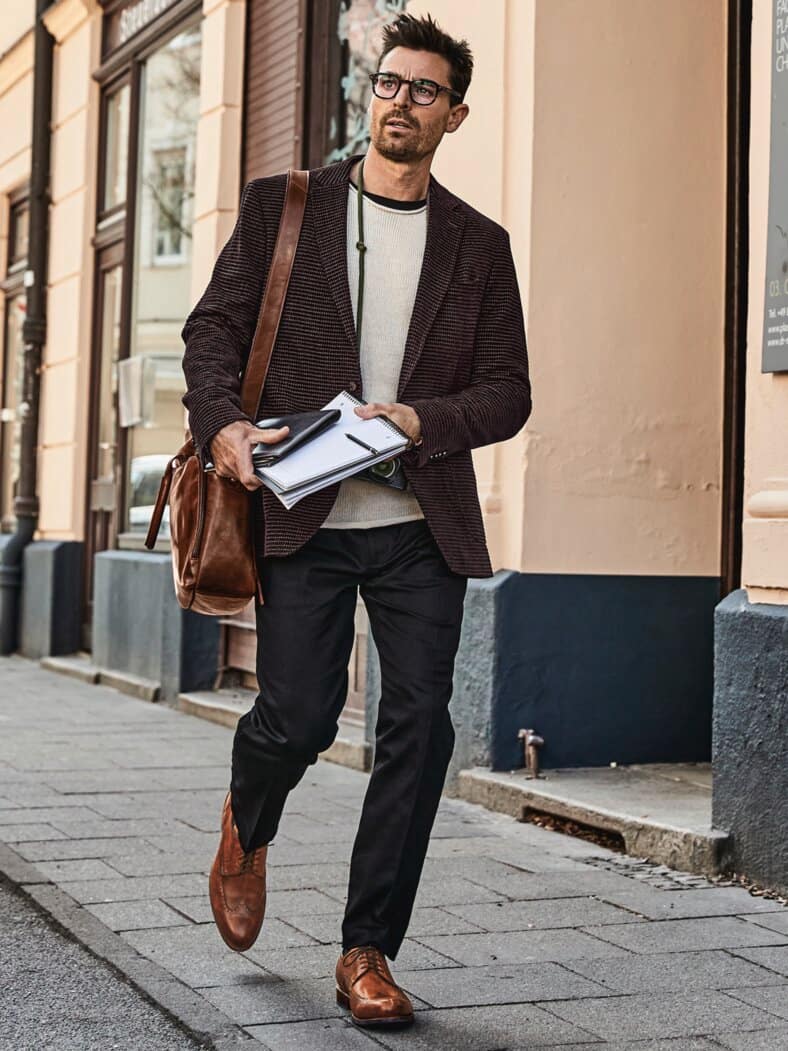 Papierloses-Büro-Tasche mahagoni