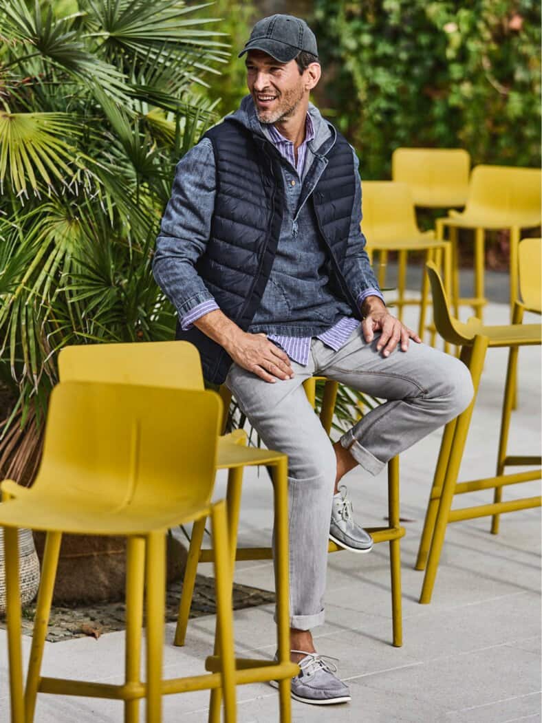 Vintage-Basecap used blue