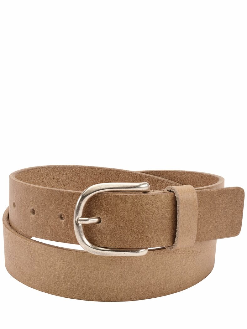 Heller Jeans-Gürtel naturledern