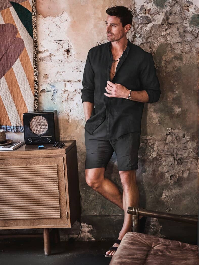 Mutiges Armband braun/silber