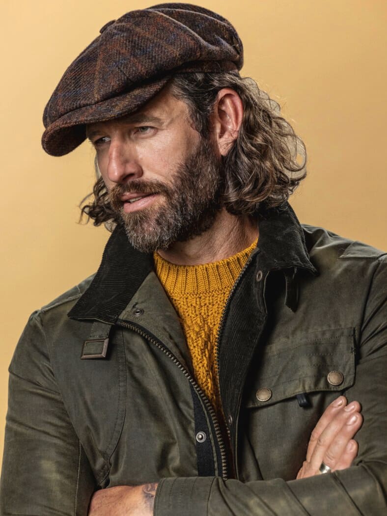 Newsboy Harris Tweed herbstlaub